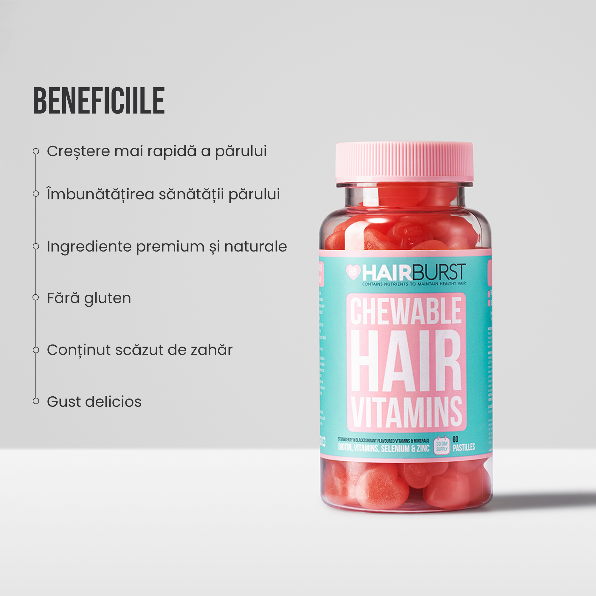 Vitamine masticabile pentru păr 6MS