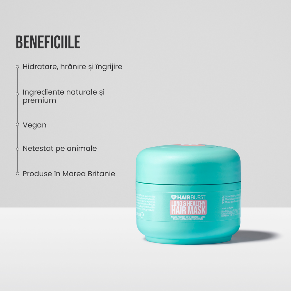 Mini-mască pentru păr lung și sănătos