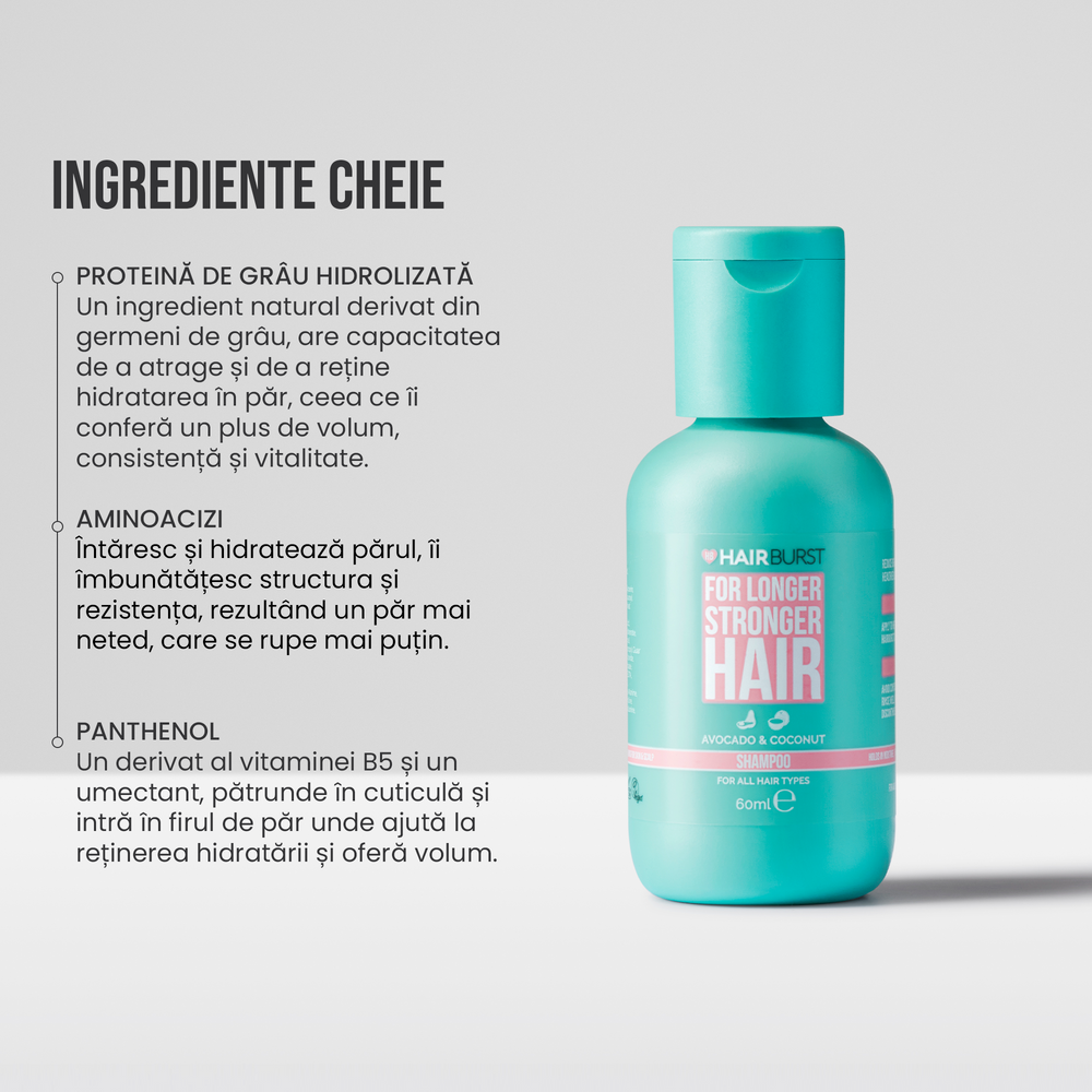 Mini-șampon pentru creșterea și întărirea părului