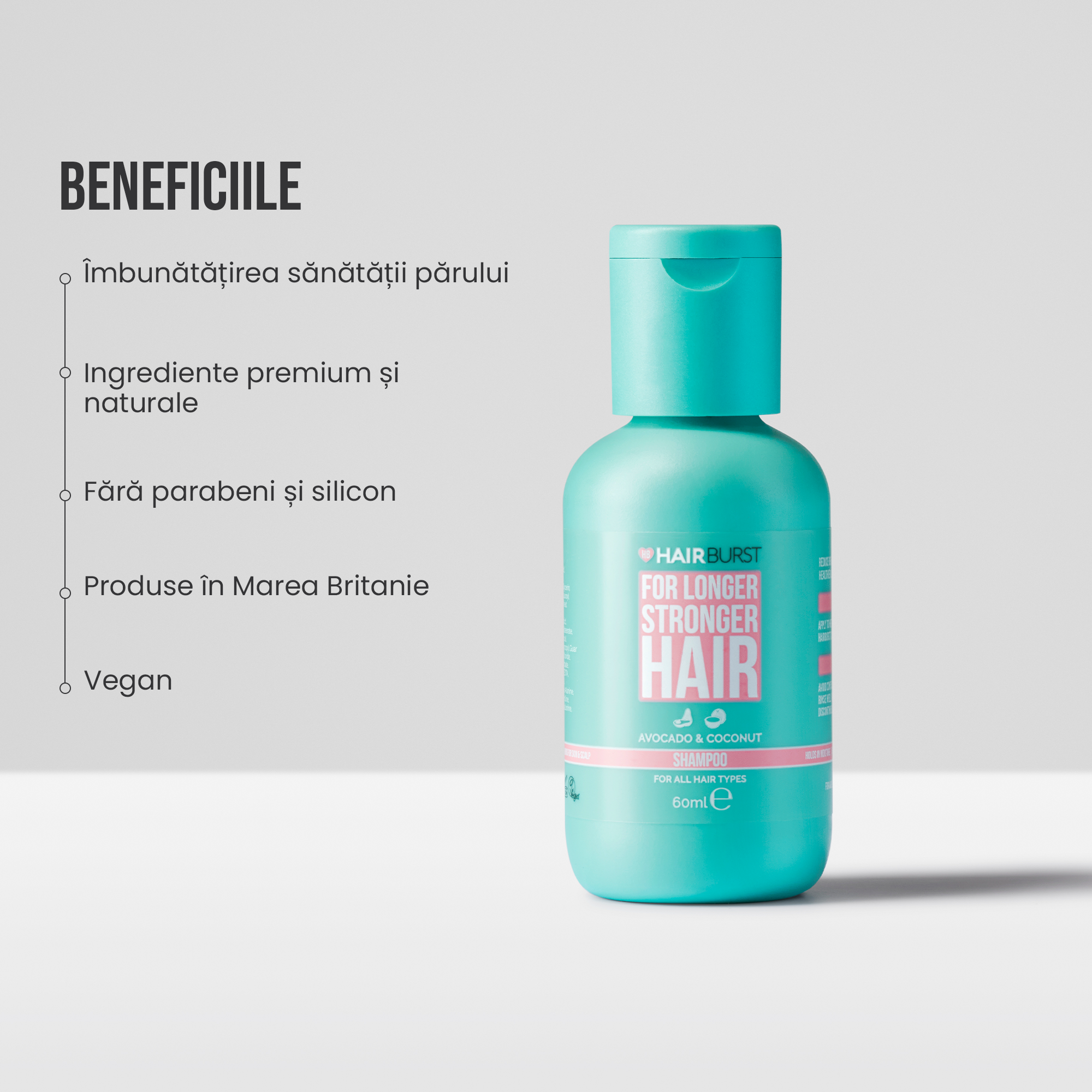 Mini-șampon pentru creșterea și întărirea părului