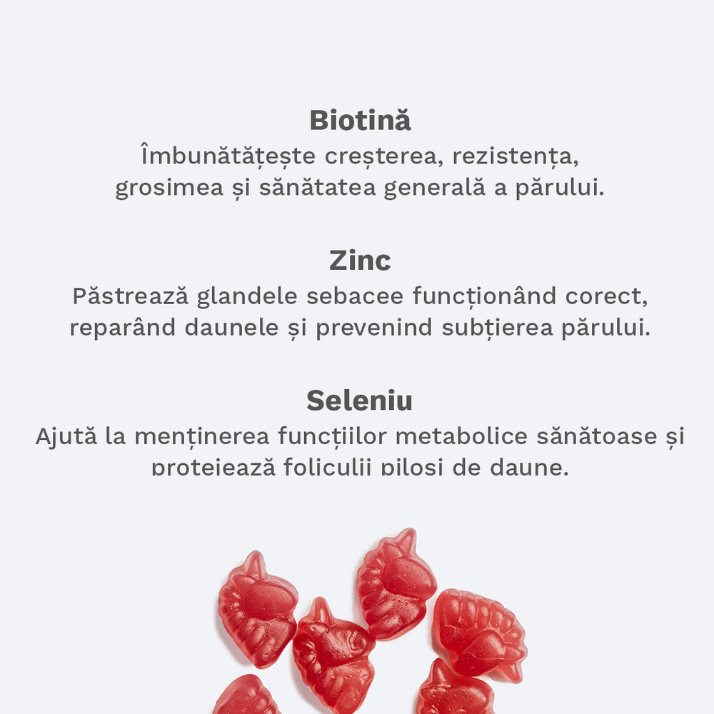 Vitamine vegane pentru păr Unicorn Vegan