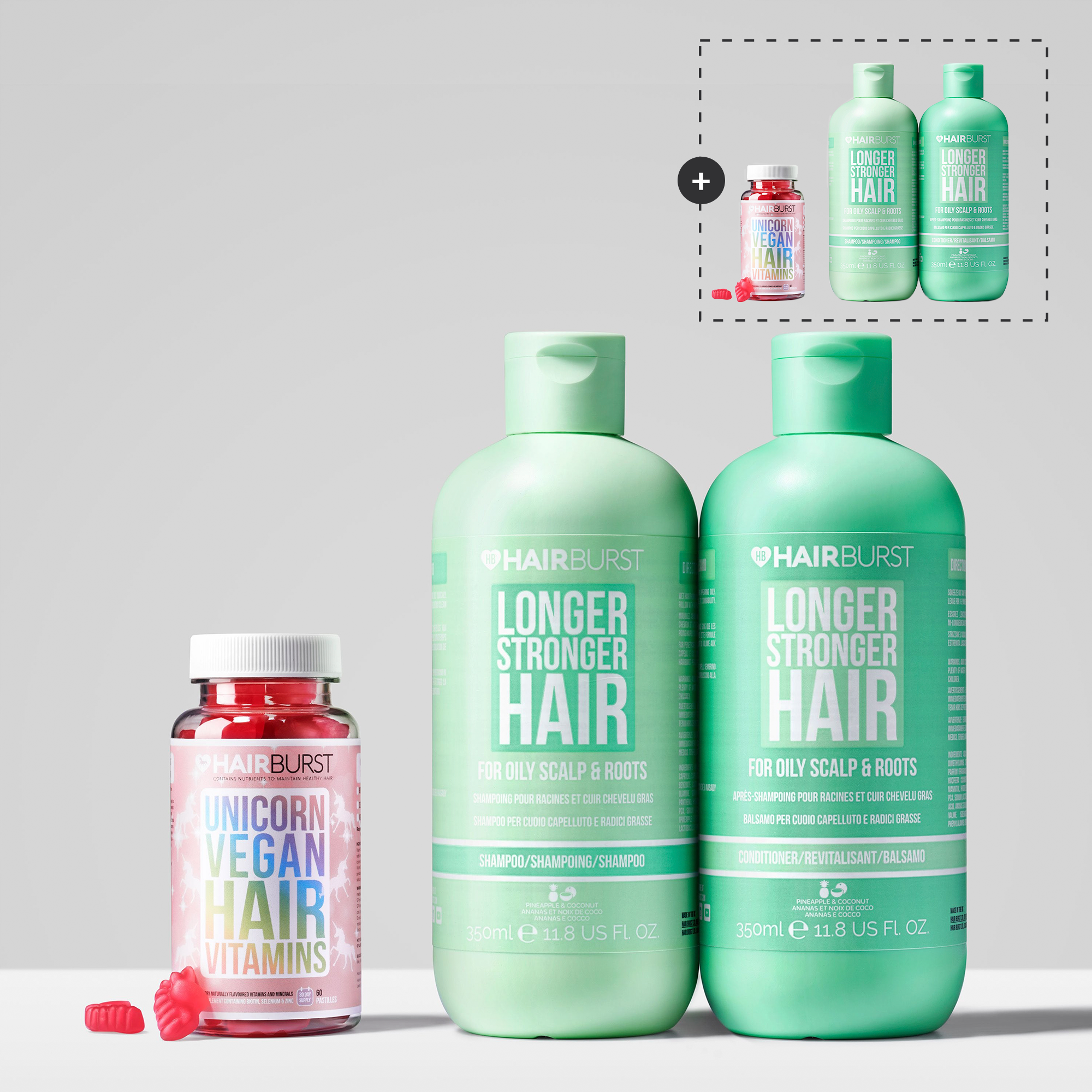 Set Creșterea Părului Vitamine Vegane