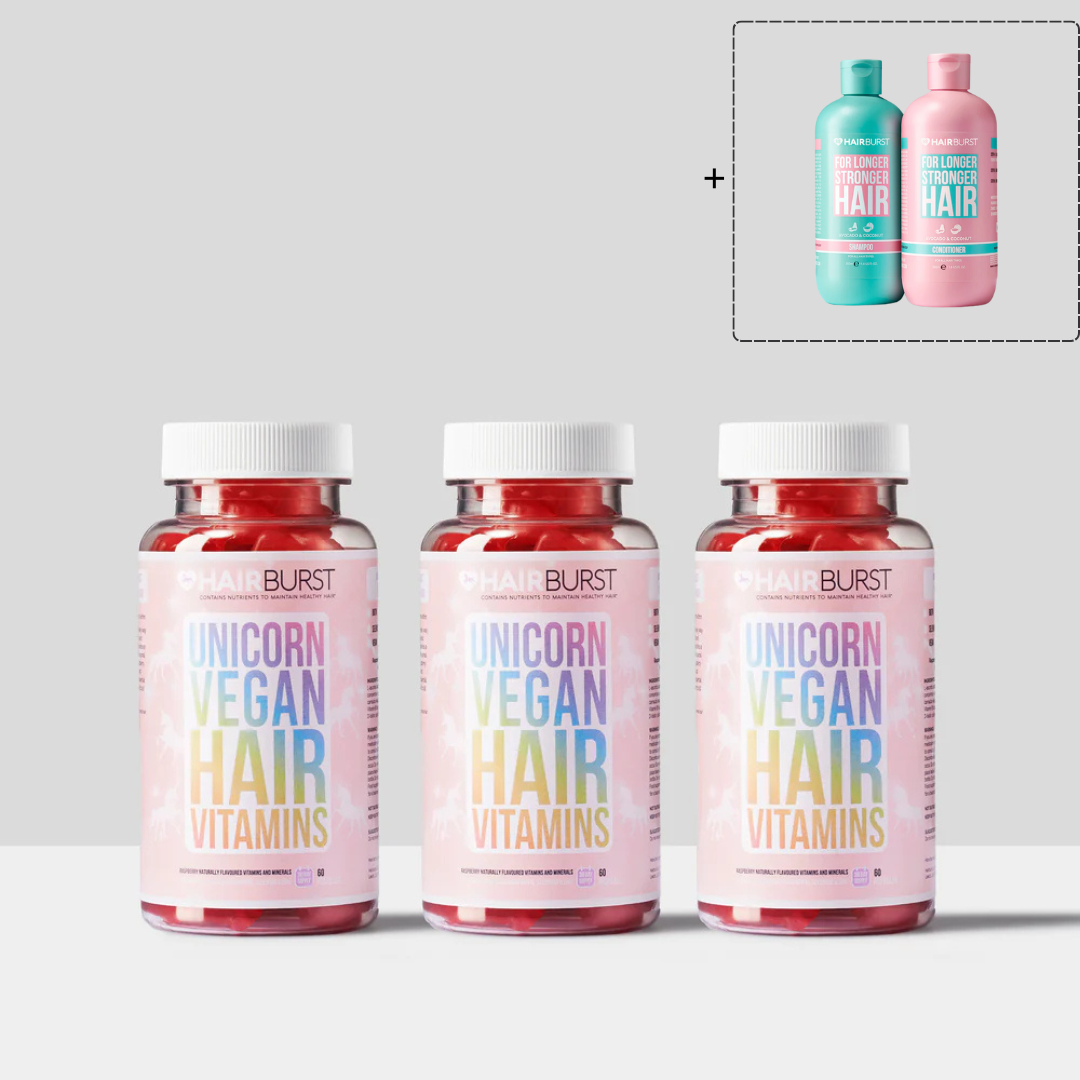 Vitamine vegane pentru păr Unicorn Vegan Subscripție 3 Luni